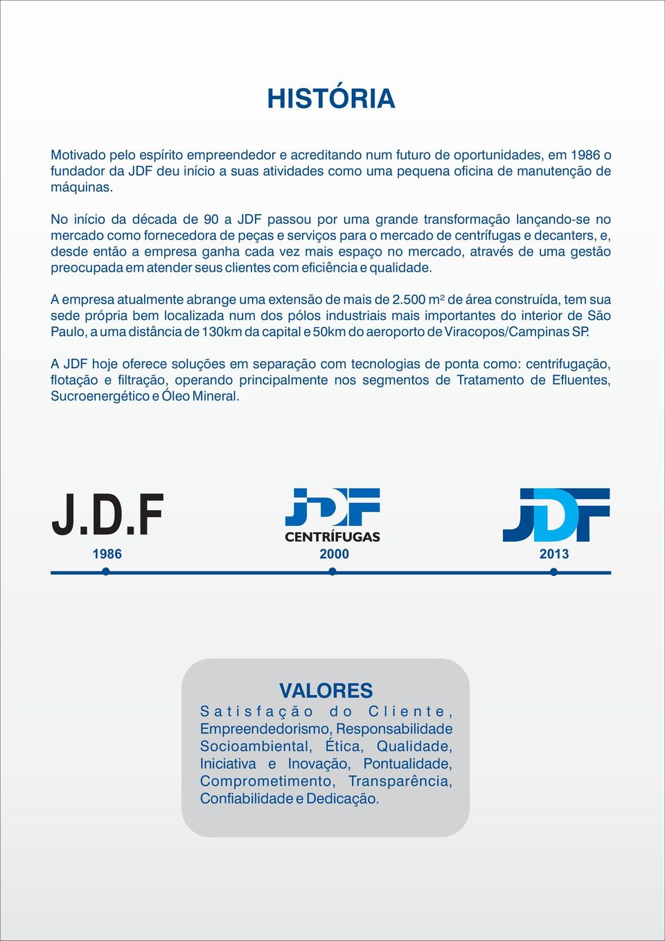 ganha cada vez mais espaço no mercado, através de uma gestão preocupada em atender seus clientes com eficiência e qualidade. A empresa atualmente abrange uma extensão de mais de 2.