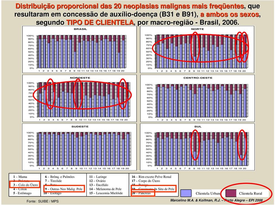 BRASIL NORTE 100% 90% 80% 70% 60% 50% 40% 100% 90% 80% 70% 60% 50% 40% 30% 30% 20% 20% 10% 10% 0% 1 2 3 4 5 6 7 8 9 10 11 12 13 14 15 16 17 18 19 20 0% 1 2 3 4 5 6 7 8 9 10 11 12 13 14 15 16 17 18 19