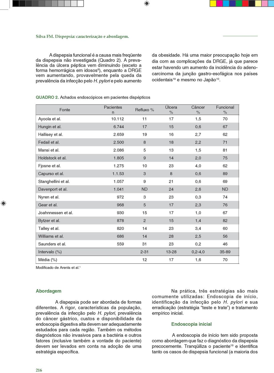 pylori e pelo aumento da obesidade.