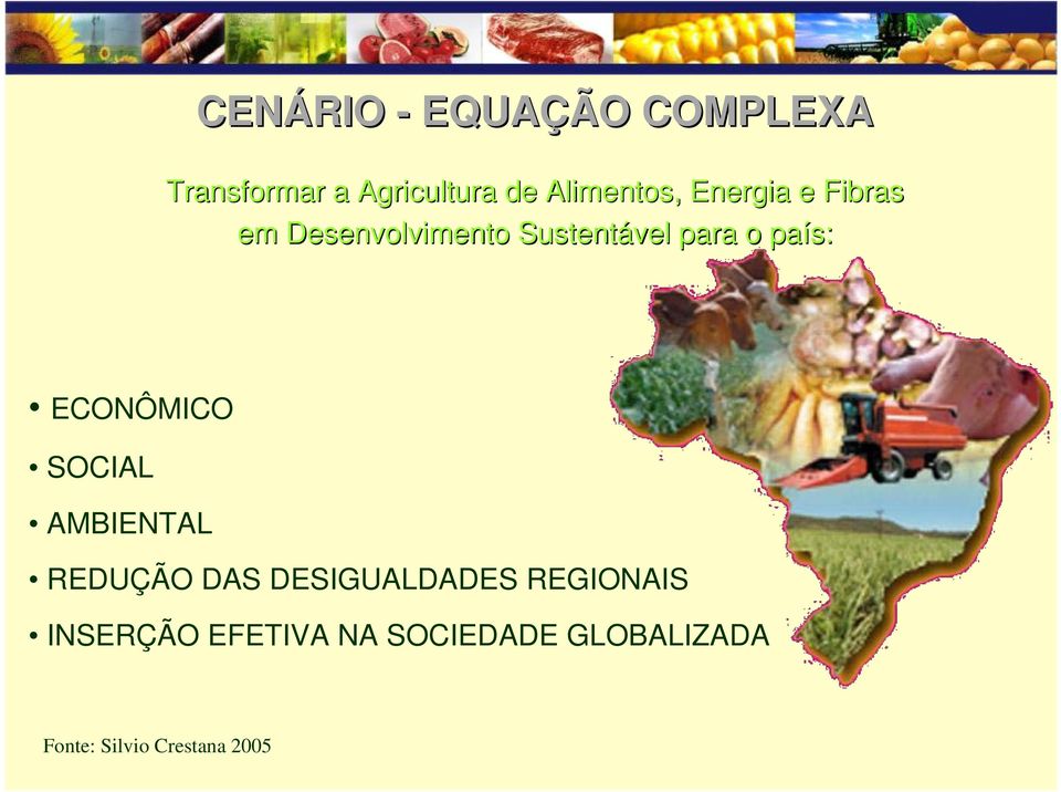 o país: ECONÔMICO SOCIAL AMBIENTAL REDUÇÃO DAS DESIGUALDADES