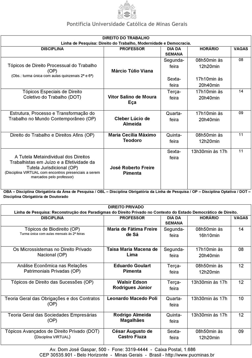 do Trabalho no Mundo Contemporâneo Cleber Lúcio de Almeida 09 Direito do Trabalho e Direitos Afins Maria Cecília Máximo Teodoro 11 A Tutela Metaindividual dos Direitos Trabalhistas em Juízo e a