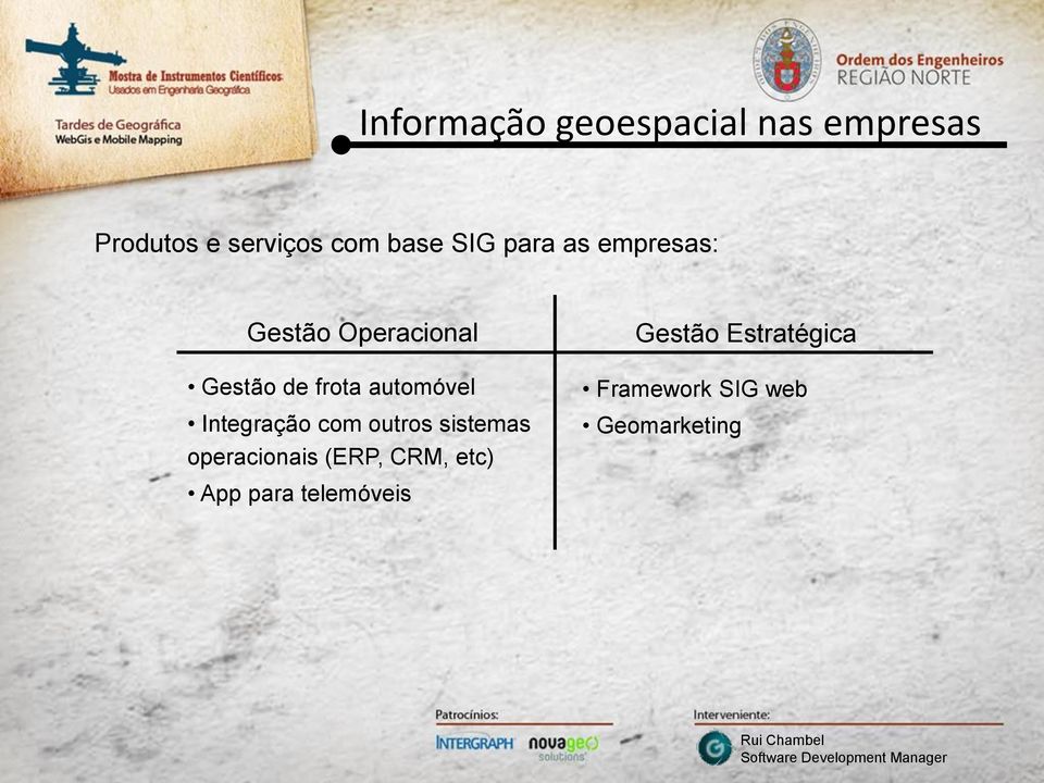 automóvel Integração com outros sistemas operacionais (ERP, CRM,