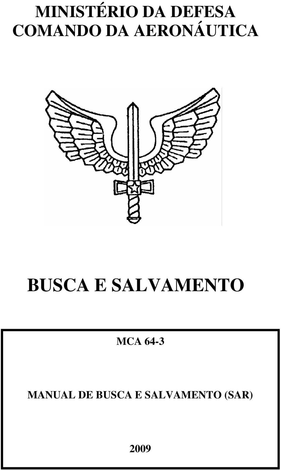 BUSCA E SALVAMENTO MCA 64-3