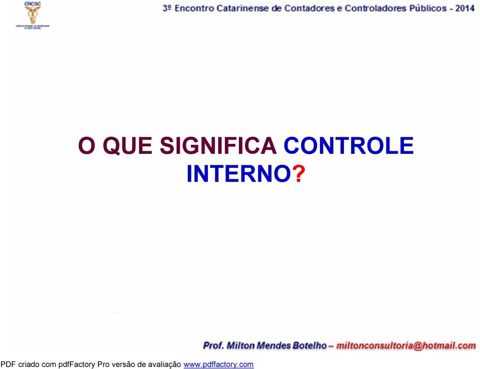 CONTROLE