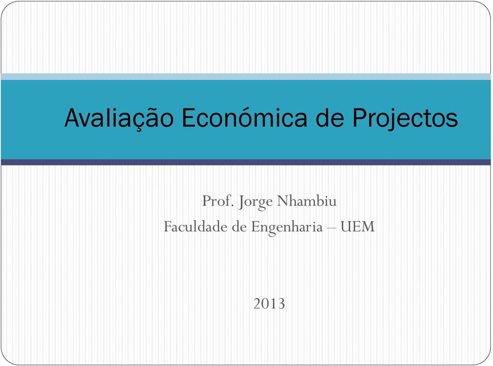 Projectos