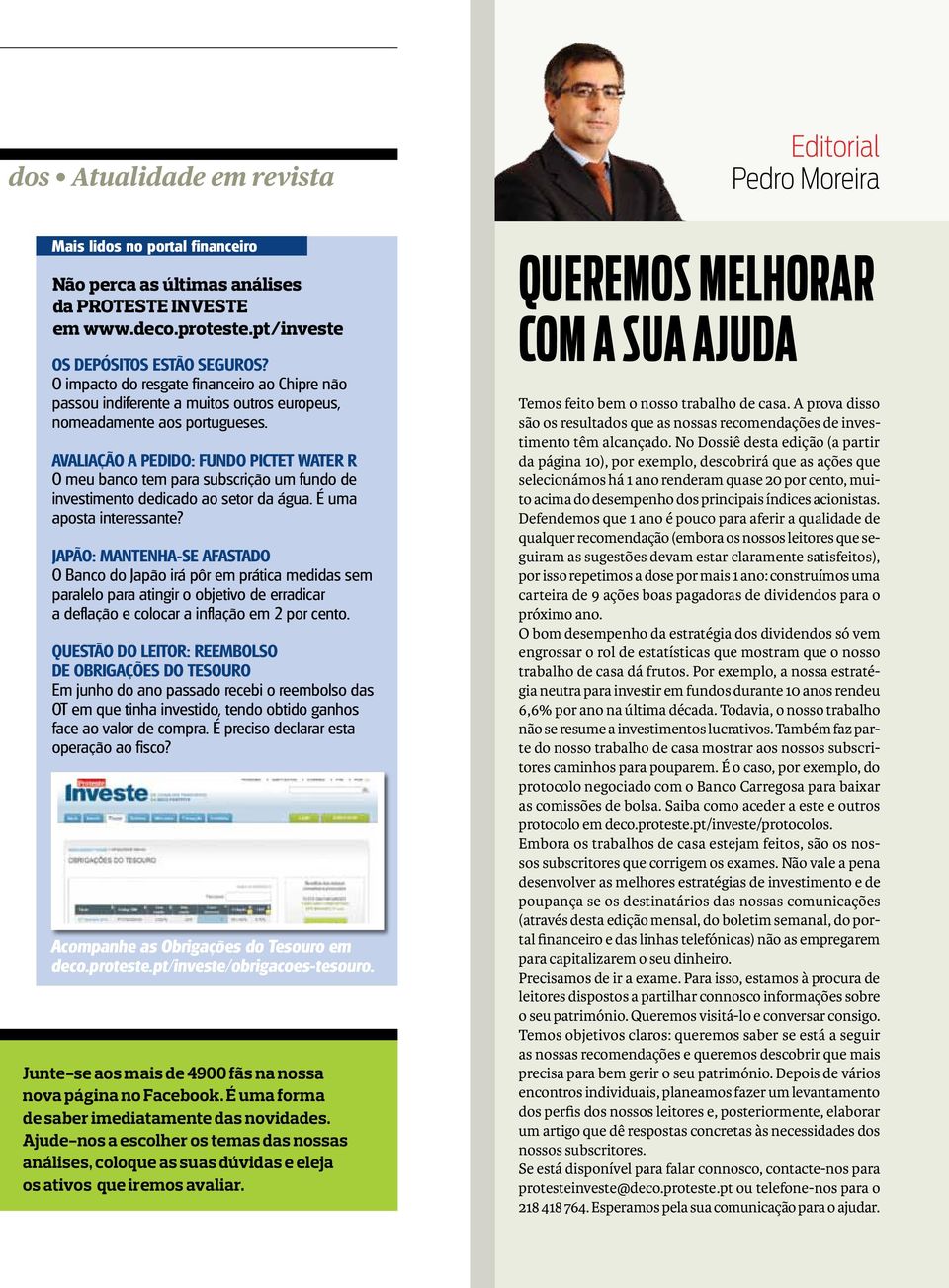 avaliação a pedido: fundo pictet Water r O meu banco tem para subscrição um fundo de investimento dedicado ao setor da água. É uma aposta interessante?