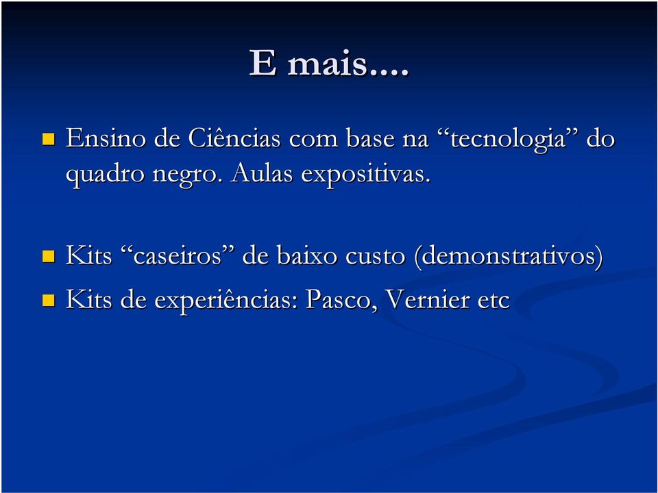 tecnologia do quadro negro.