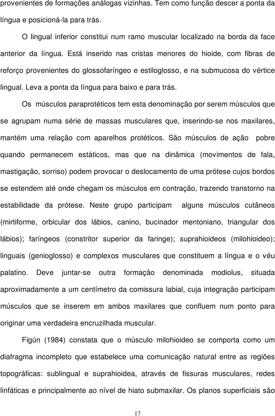 Está inserido nas cristas menores do hioide, com fibras de reforço provenientes do glossofaríngeo e estiloglosso, e na submucosa do vértice lingual. Leva a ponta da língua para baixo e para trás.