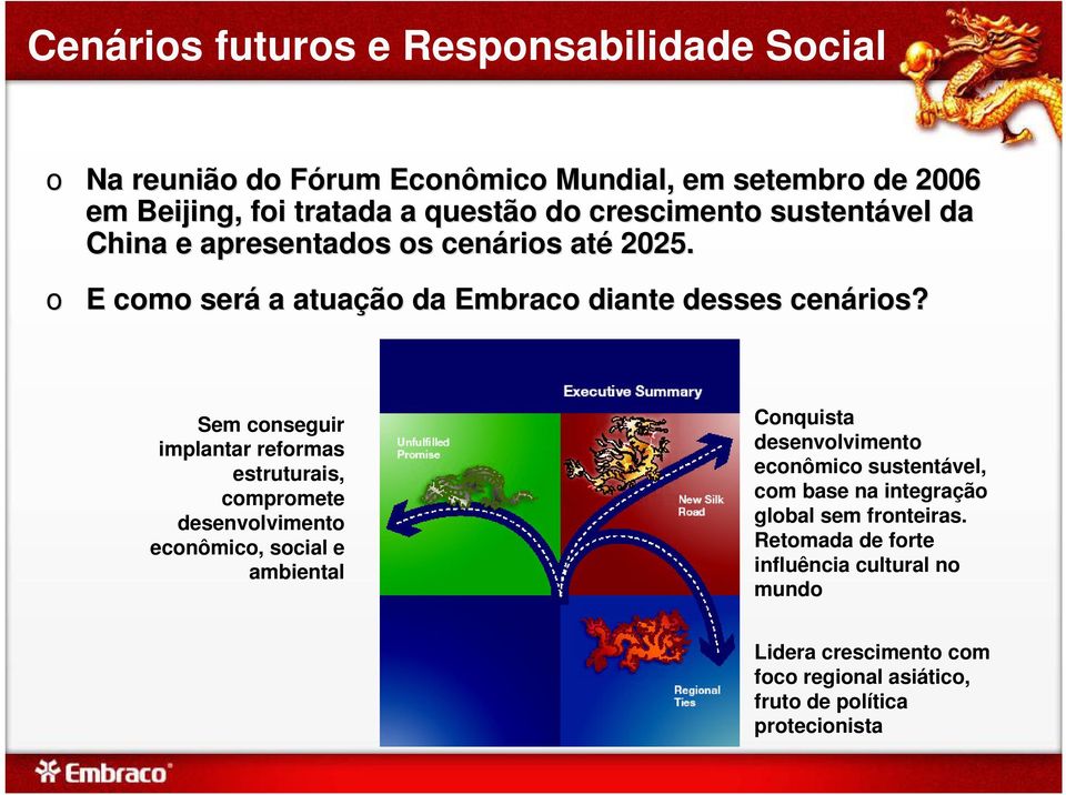 Sem conseguir implantar reformas estruturais, compromete desenvolvimento econômico, social e ambiental Conquista desenvolvimento econômico