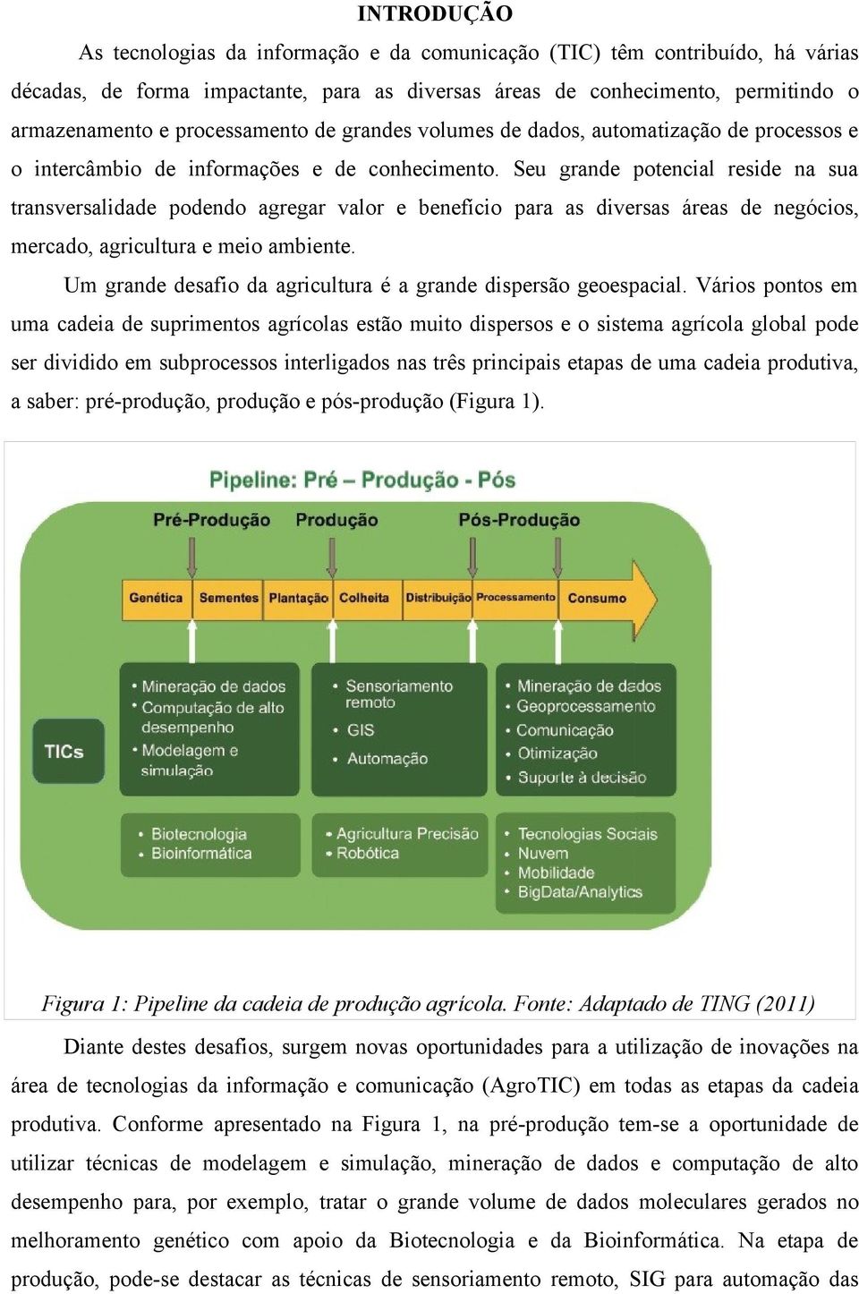 Seu grande potencial reside na sua transversalidade podendo agregar valor e benefício para as diversas áreas de negócios, mercado, agricultura e meio ambiente.