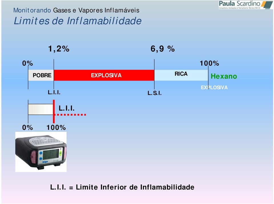 RICA RICA Hexano L.I.I. L.S.I. EXPLOSIVA L.I.I. 0% 100% L.