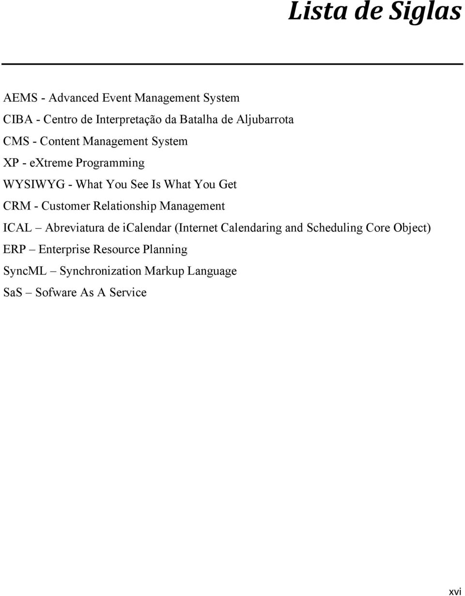Get CRM - Customer Relationship Management ICAL Abreviatura de icalendar (Internet Calendaring and