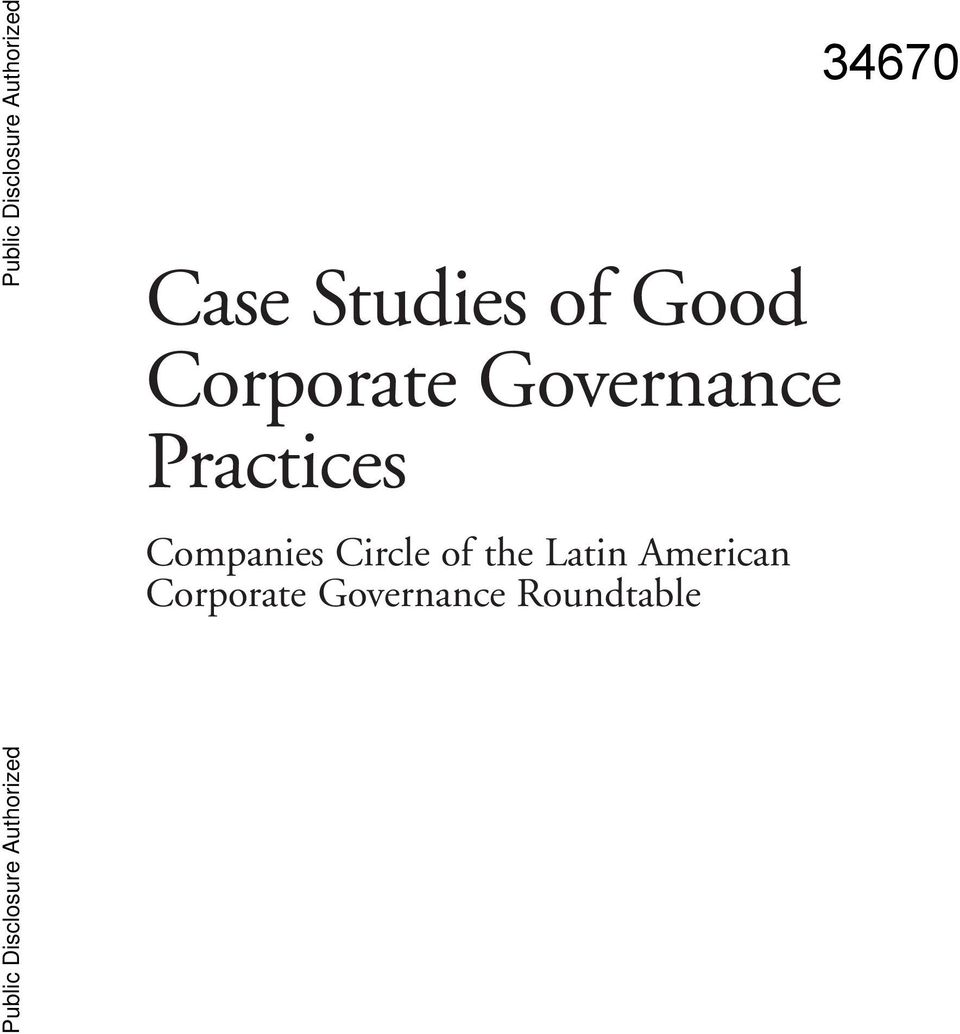 Companies Circle of the Latin American Corporate Governance