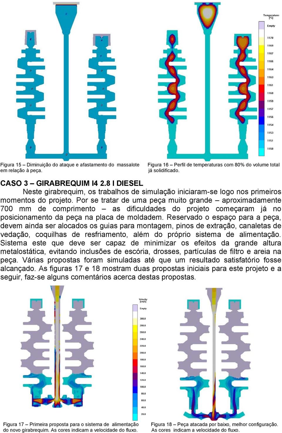 Por se tratar de uma peça muito grande aproximadamente 700 mm de comprimento as dificuldades do projeto começaram já no posicionamento da peça na placa de moldadem.