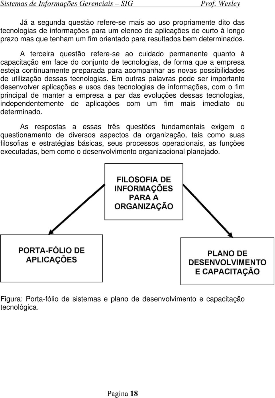 A terceira questão refere-se ao cuidado permanente quanto à capacitação em face do conjunto de tecnologias, de forma que a empresa esteja continuamente preparada para acompanhar as novas