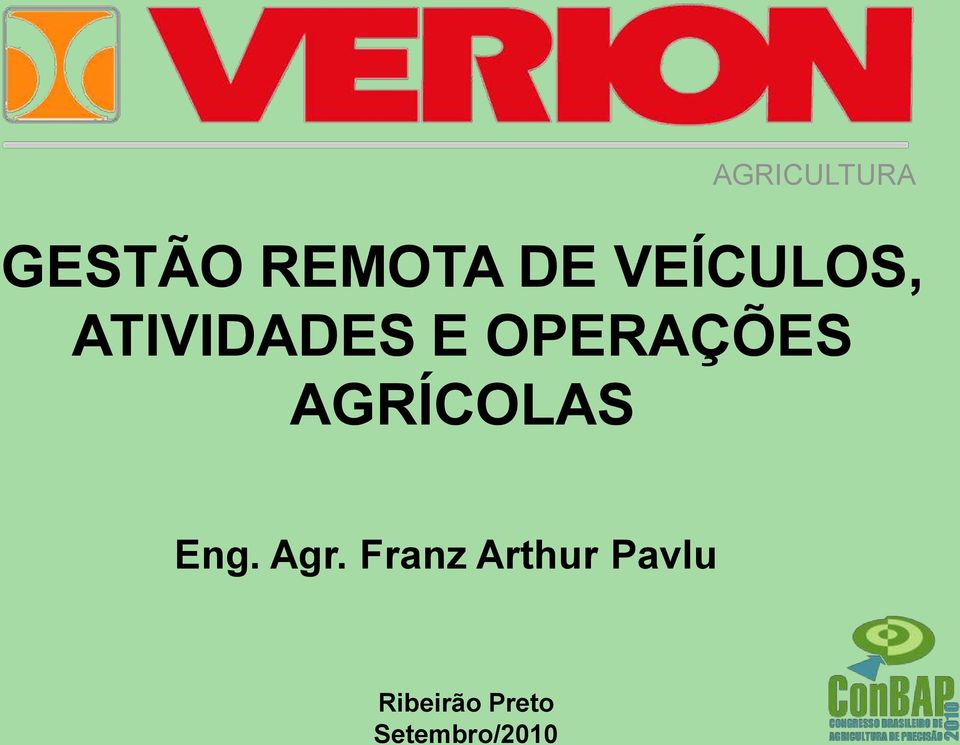 AGRÍCOLAS Eng. Agr.