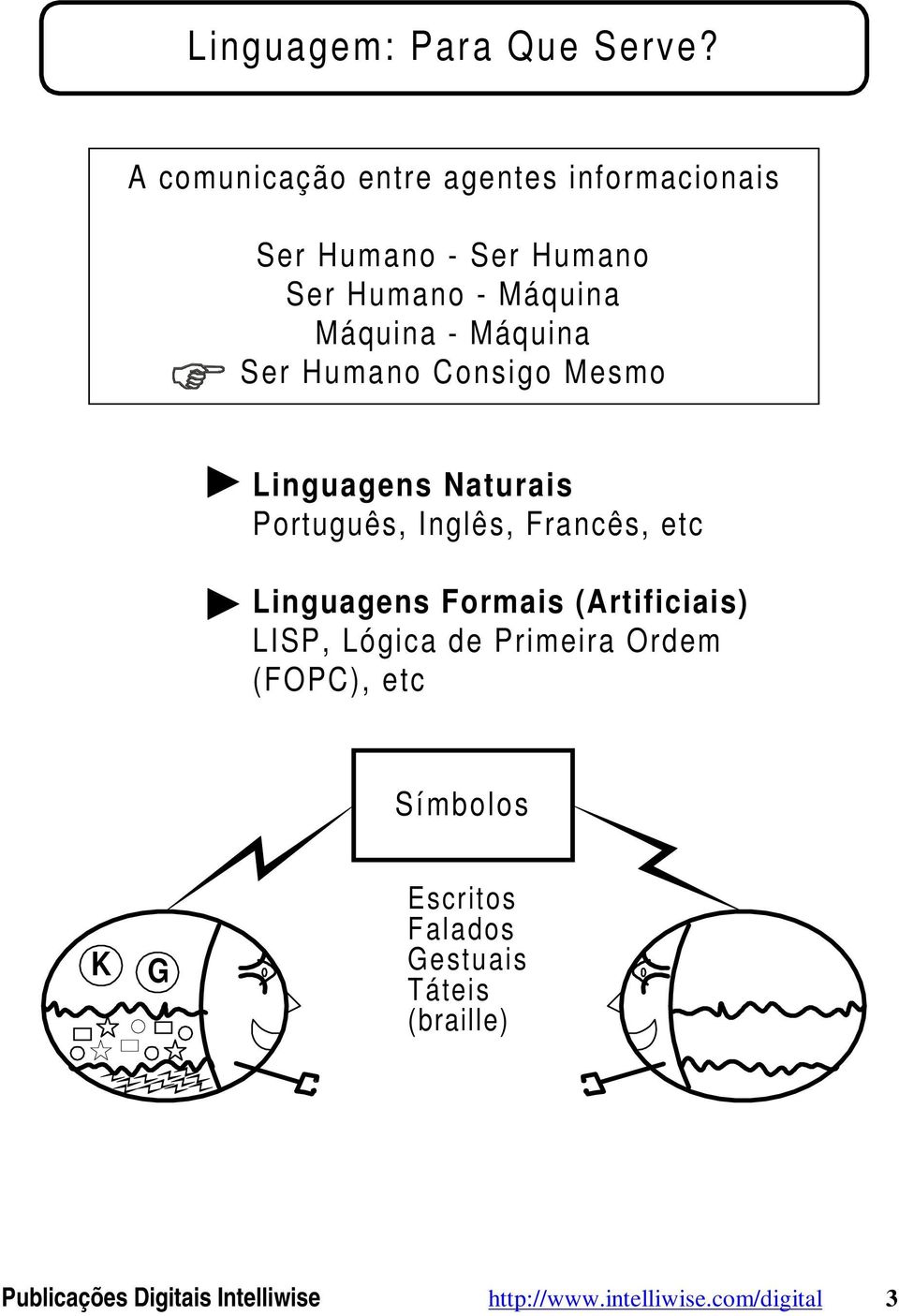 Máquina Ser Humano Consigo Mesmo Linguagens Naturais Português, Inglês, Francês, etc Linguagens