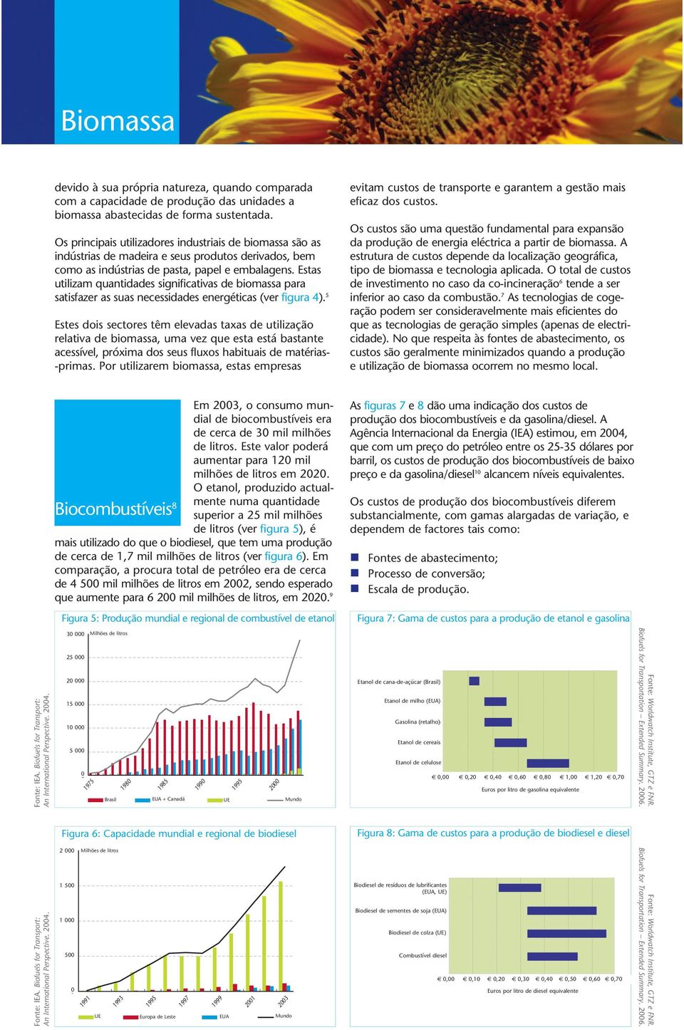 Estas utilizam quantidades significativas de biomassa para satisfazer as suas necessidades energéticas (ver figura 4).