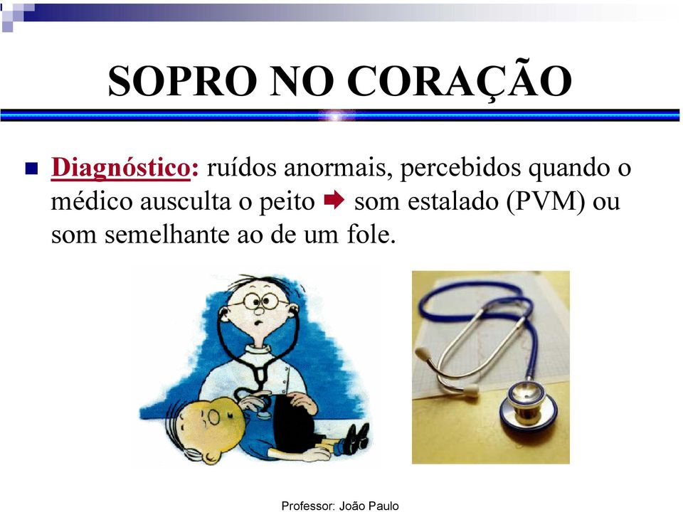 o médico ausculta o peito som