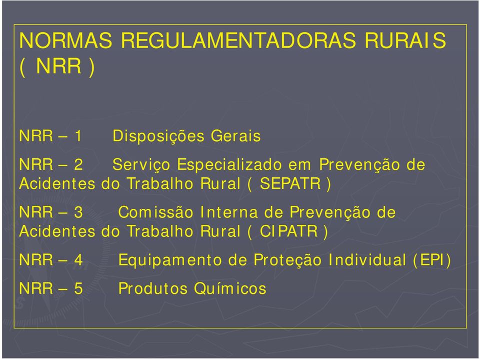 SEPATR ) NRR 3 Comissão Interna de Prevenção de Acidentes do Trabalho