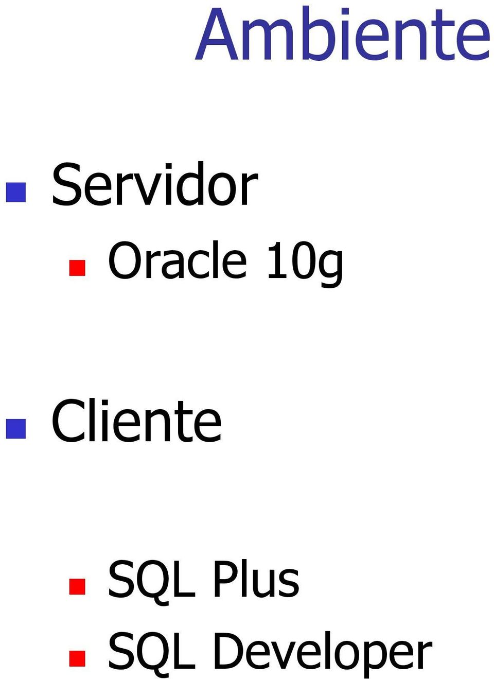 Oracle 10g