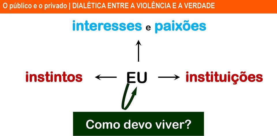 interesses e paixões instintos