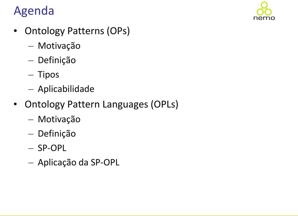 Aplicabilidade Ontology Pattern