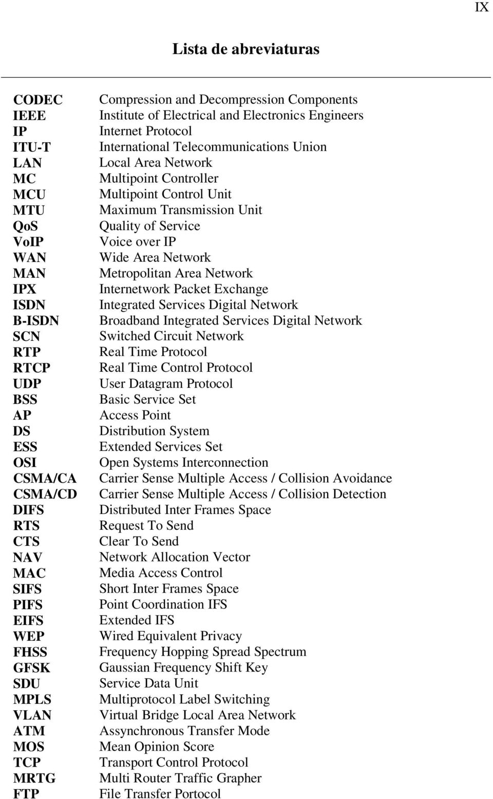 Multipoint Controller Multipoint Control Unit Maximum Transmission Unit Quality of Service Voice over IP Wide Area Network Metropolitan Area Network Internetwork Packet Exchange Integrated Services