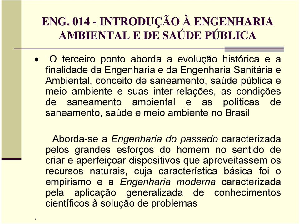 ambiente no Brasil.