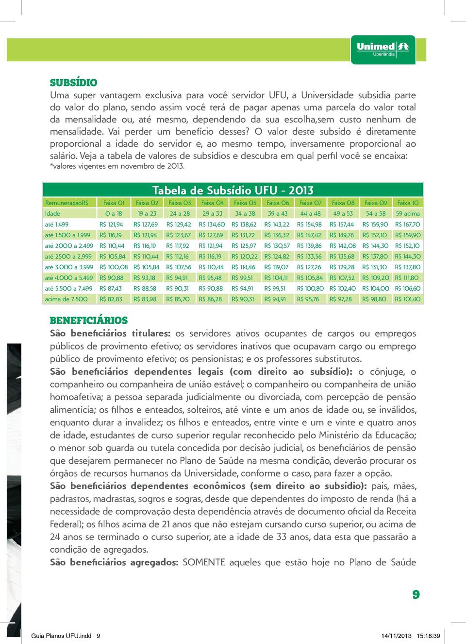 O valor deste subsído é diretamente proporcional a idade do servidor e, ao mesmo tempo, inversamente proporcional ao salário.