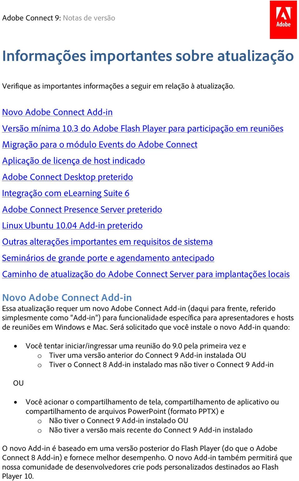 Suite 6 Adobe Connect Presence Server preterido Linux Ubuntu 10.