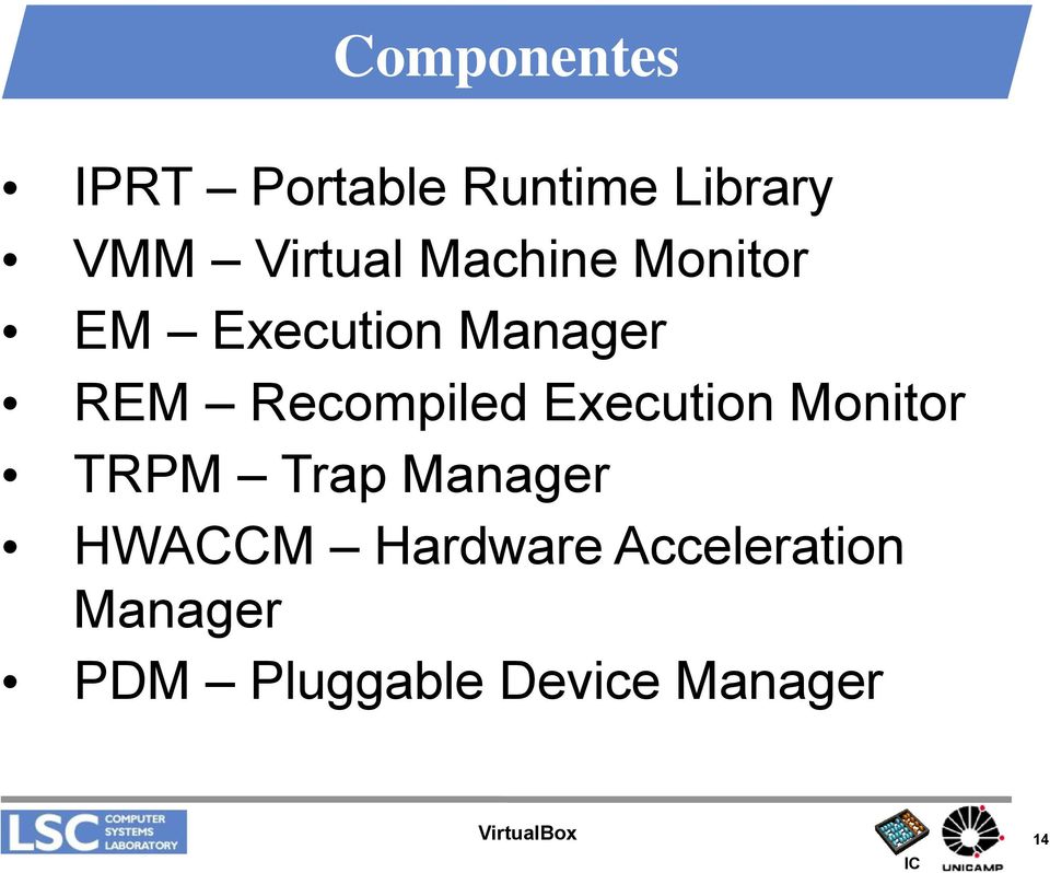 Recompiled Execution Monitor TRPM Trap Manager