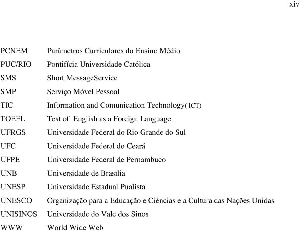 Language Universidade Federal do Rio Grande do Sul Universidade Federal do Ceará Universidade Federal de Pernambuco Universidade de