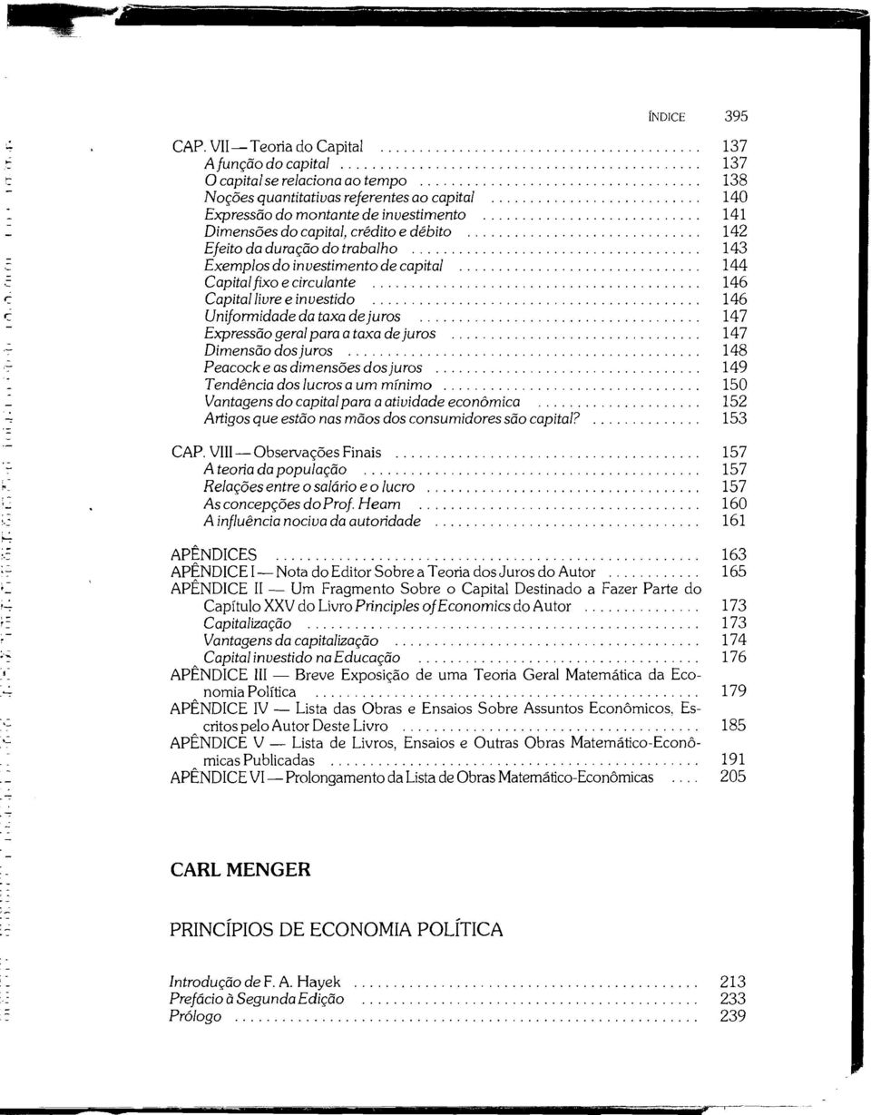 ooooo 138 Noções quantitativas referentes ao capital ooooooooooooooooooooooooooo 140 Expressão do montante de investimento oooooooooooooooooooooooooooo 141 Dimensões do capital, crédito e débito