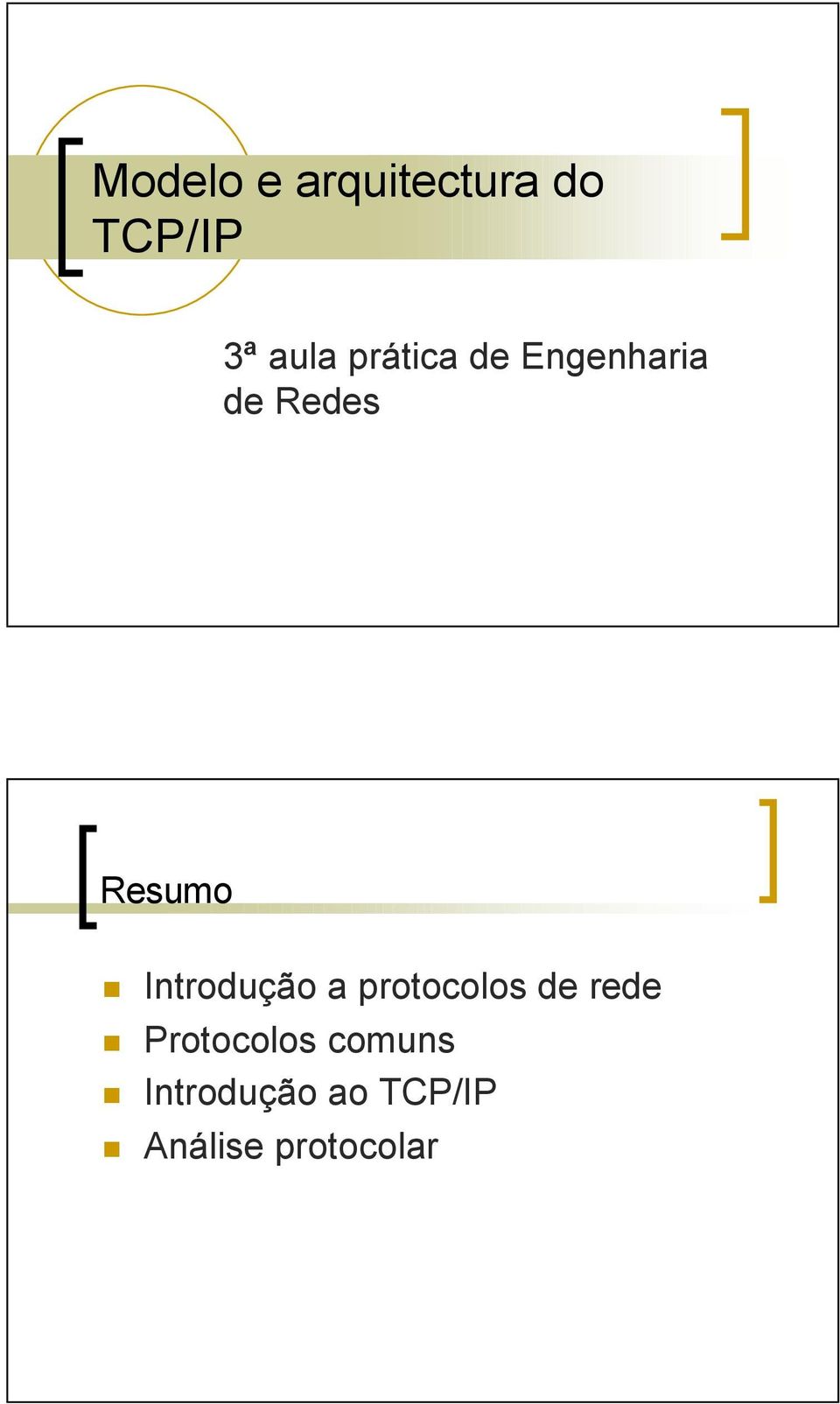 Introdução a protocolos de rede