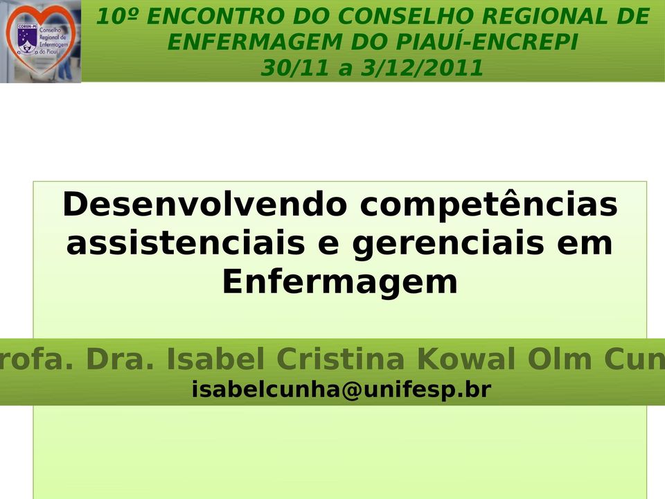 assistenciais e gerenciais em Enfermagem