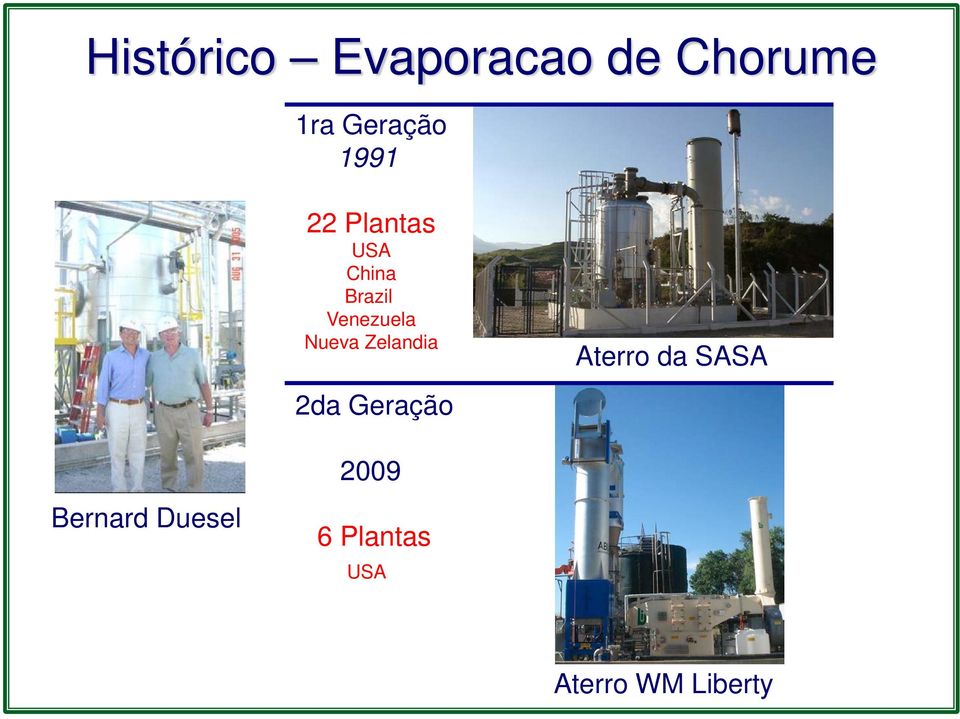 Nueva Zelandia 2da Geração Aterro da SASA