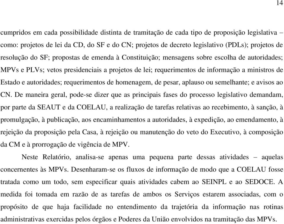 autoridades; requerimentos de homenagem, de pesar, aplauso ou semelhante; e avisos ao CN.