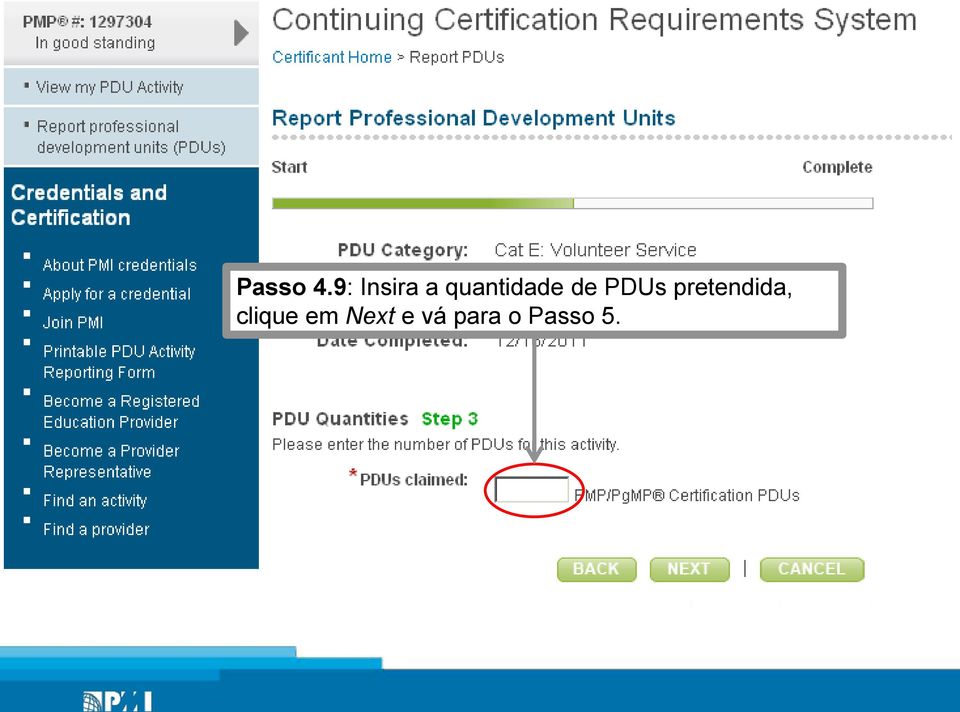 quantidade de PDUs