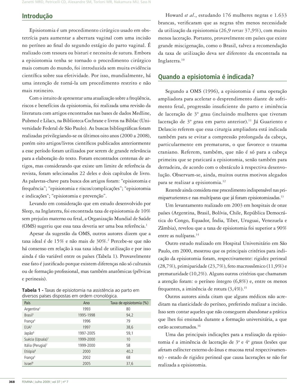 Embora a episiotomia tenha se tornado o procedimento cirúrgico mais comum do mundo, foi introduzida sem muita evidência científica sobre sua efetividade.