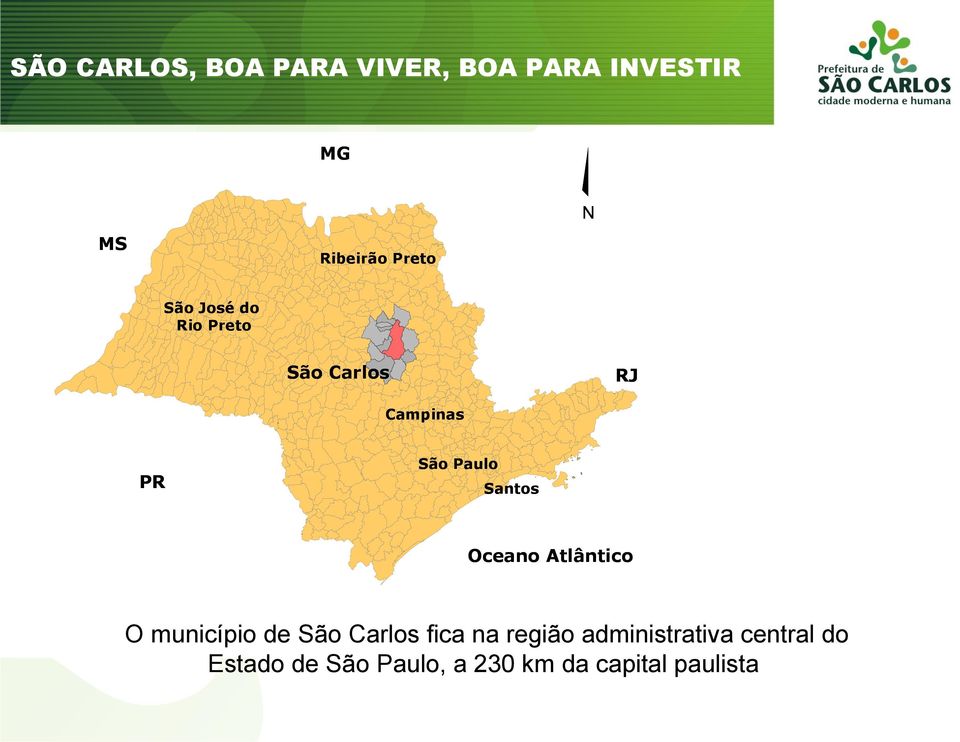município de São Carlos fica na região administrativa
