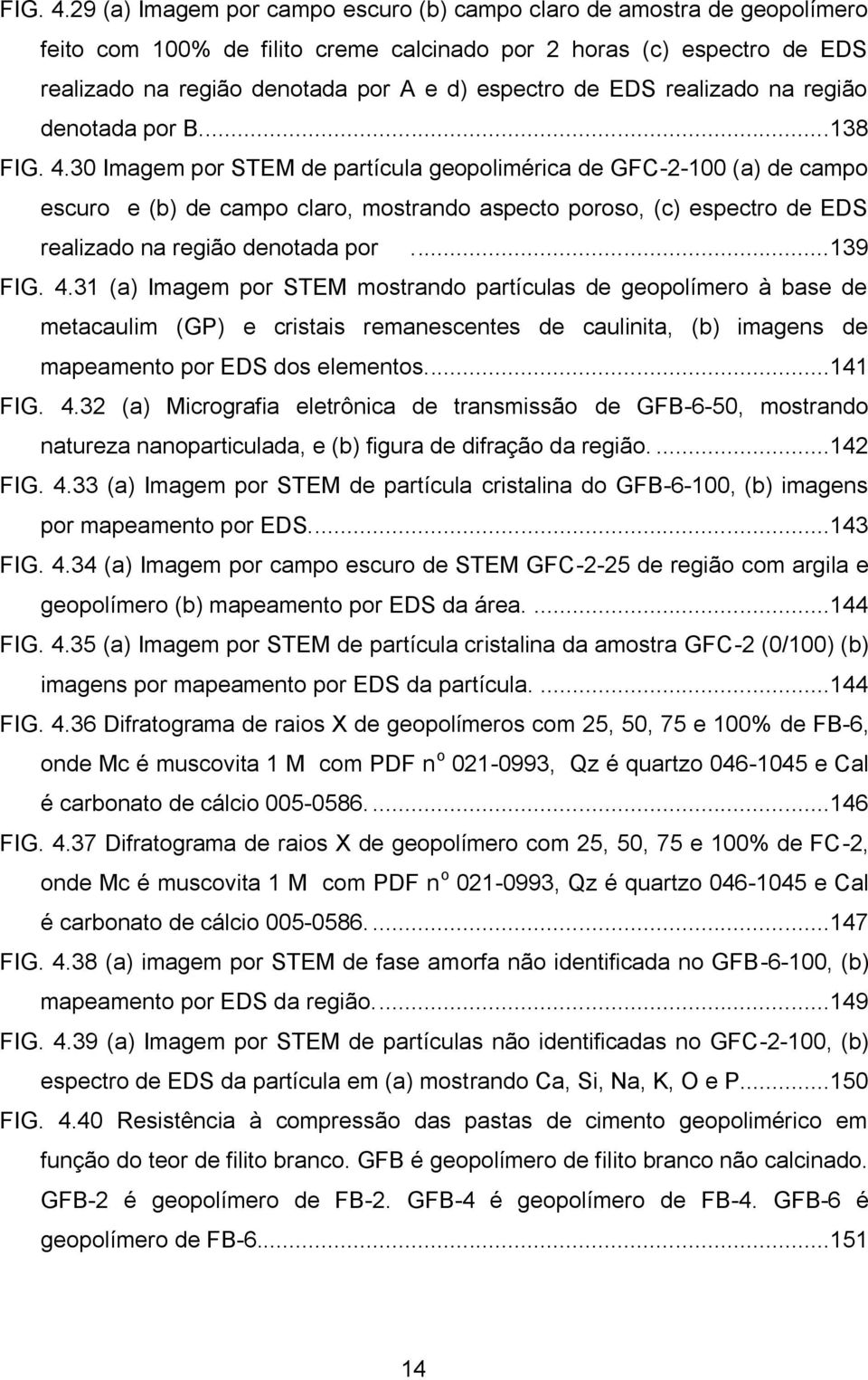 EDS realizado na região denotada por B.