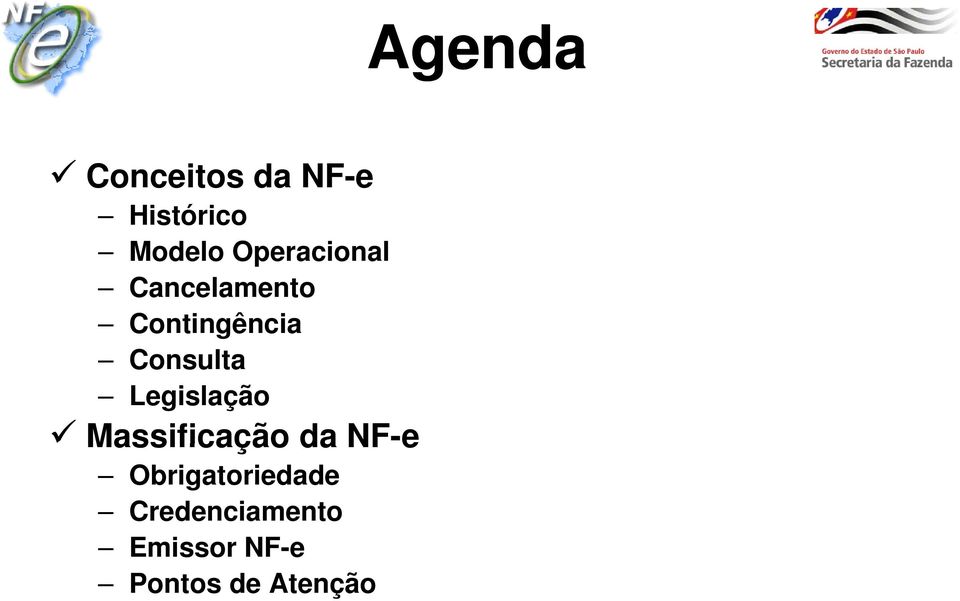 Consulta Legislação Massificação da NF-e