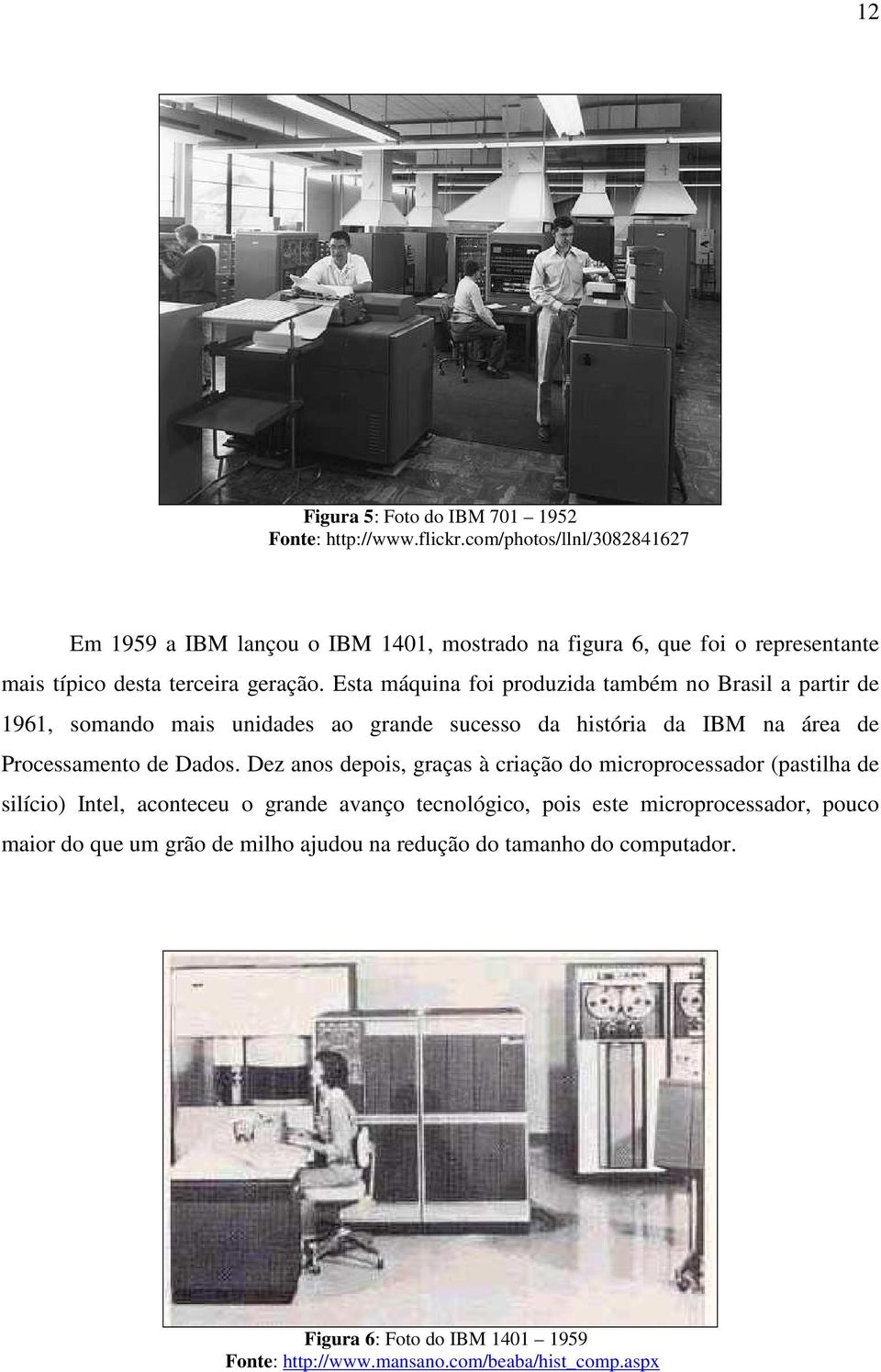 Esta máquina foi produzida também no Brasil a partir de 1961, somando mais unidades ao grande sucesso da história da IBM na área de Processamento de Dados.