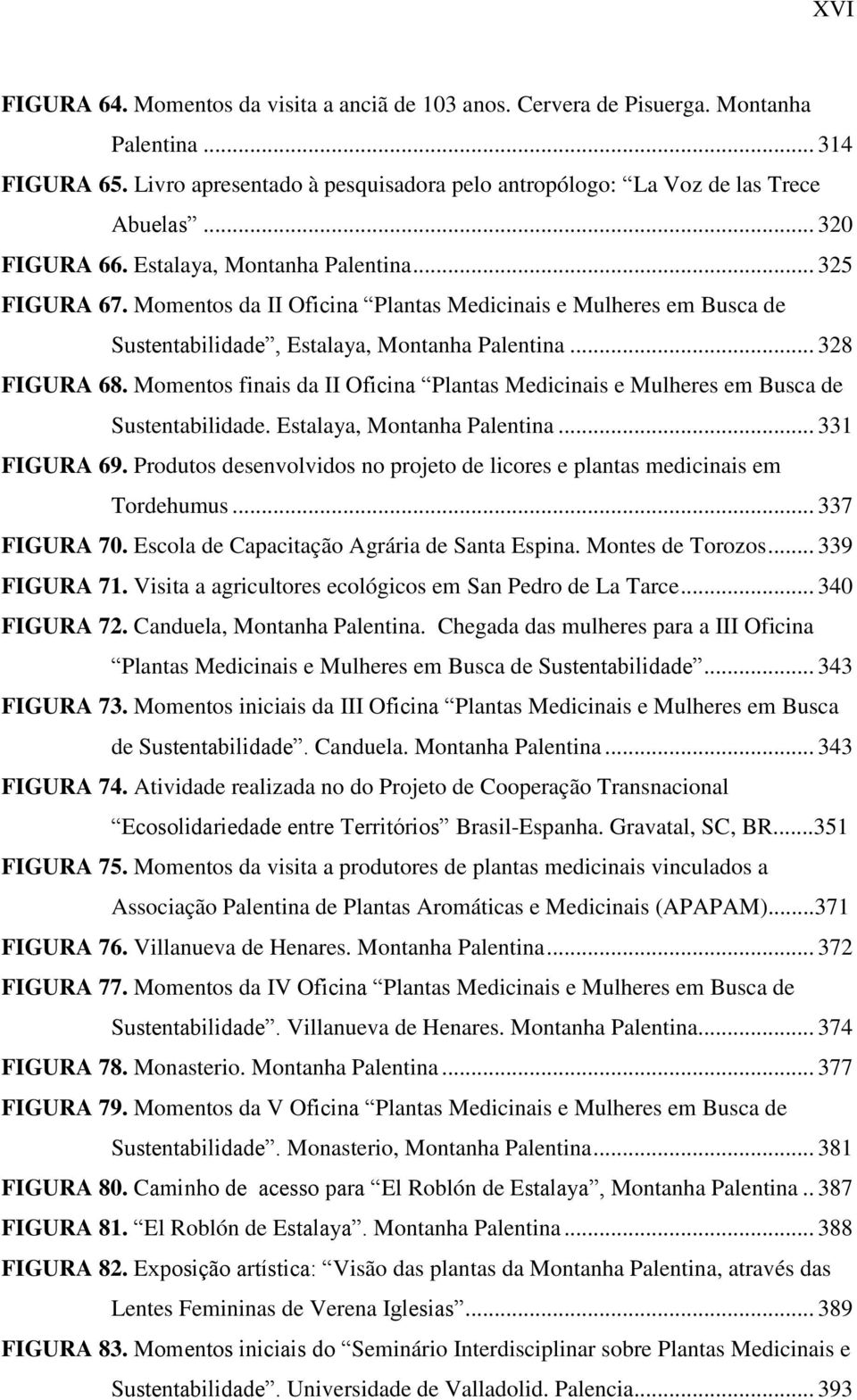 Momentos finais da II Oficina Plantas Medicinais e Mulheres em Busca de Sustentabilidade. Estalaya, Montanha Palentina... 331 FIGURA 69.