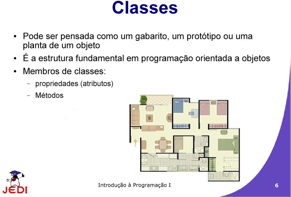 programação orientada a objetos Membros de classes: