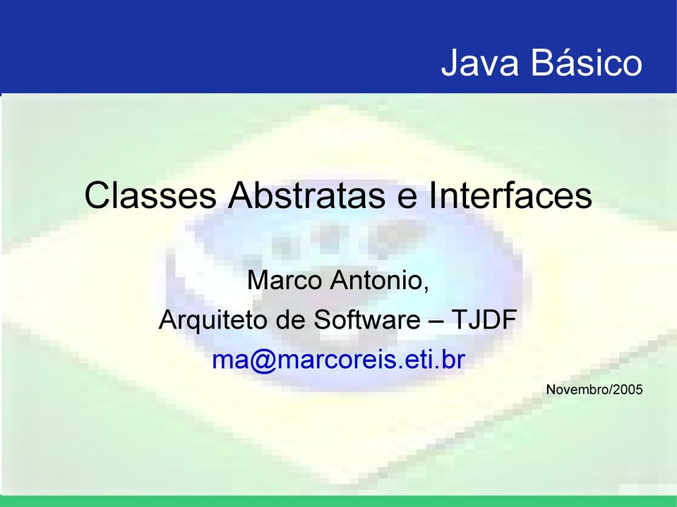 Arquiteto de Software TJDF