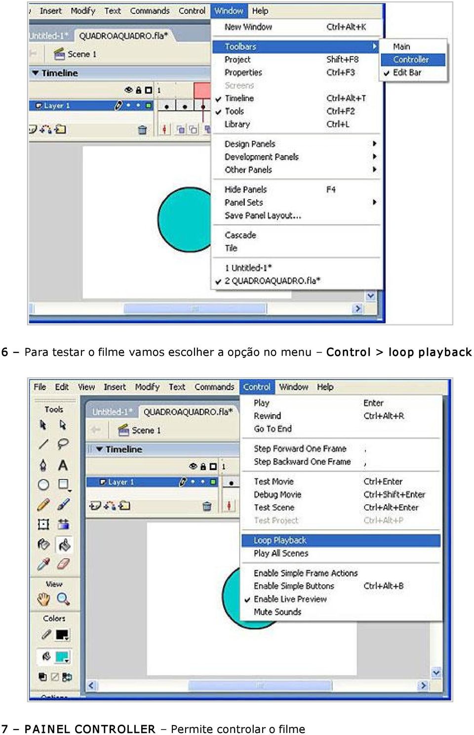 Control > loop playback 7 P A I