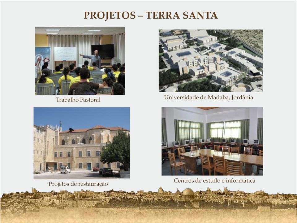 Madaba, Jordânia Projetos de