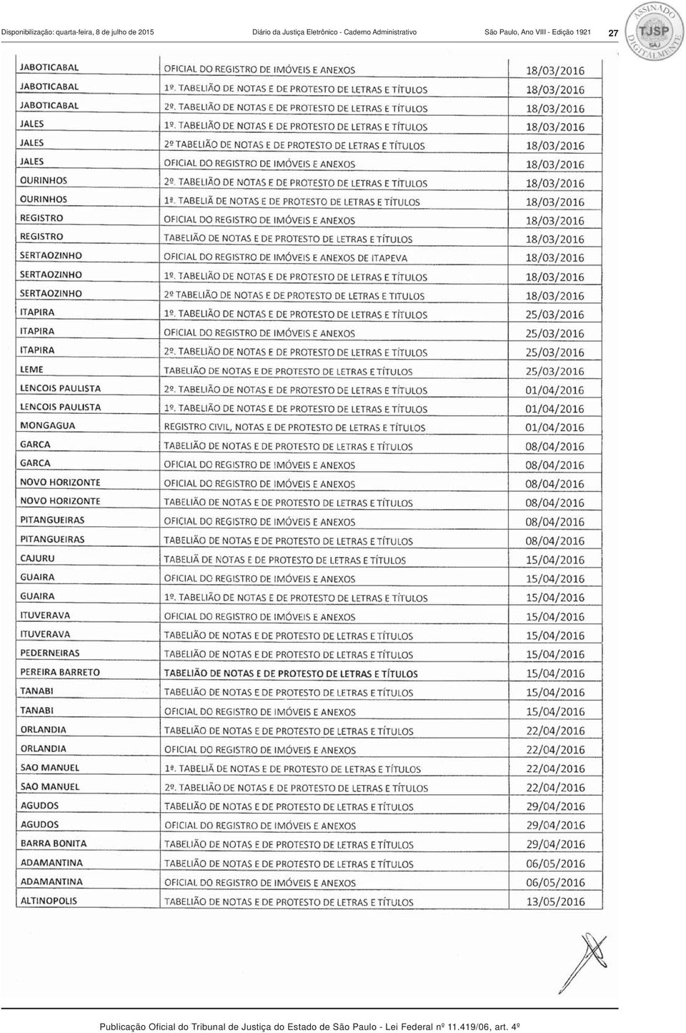 Eletrônico - Caderno Administrativo